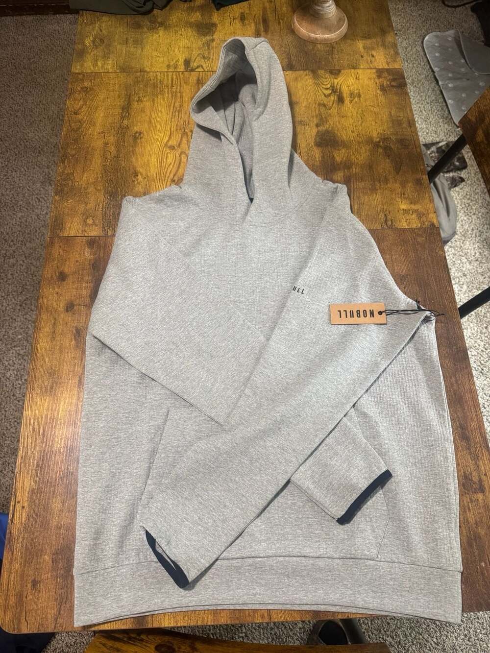 Nobull Men's Training Hoodie in Heather Grey